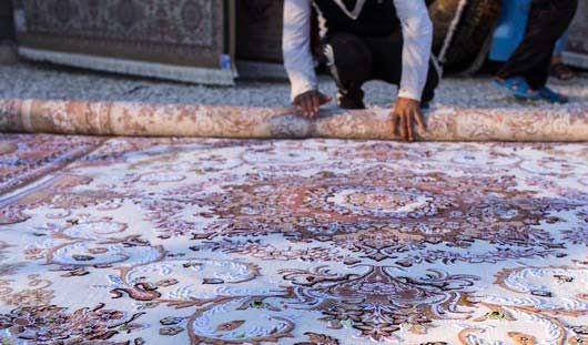 روش اصولی لول کردن قالی در قالیشویی هشتگرد